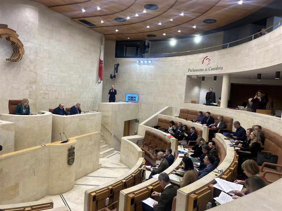 Archivo - Imagen de archivo del Pleno en 2026.