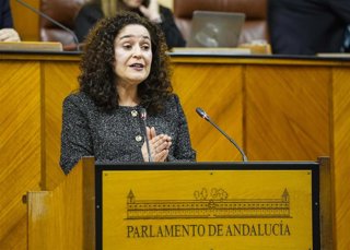 Archivo - La portavoz del Grupo Por Andalucía, Inma Nieto, en una imagen de archivo en el Pleno del Parlamento.