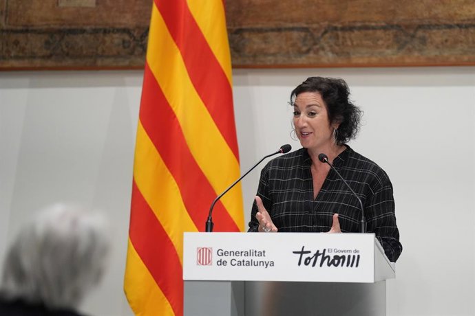 La  consellera d'Economia i Hisenda de la Generalitat, Alícia Romero