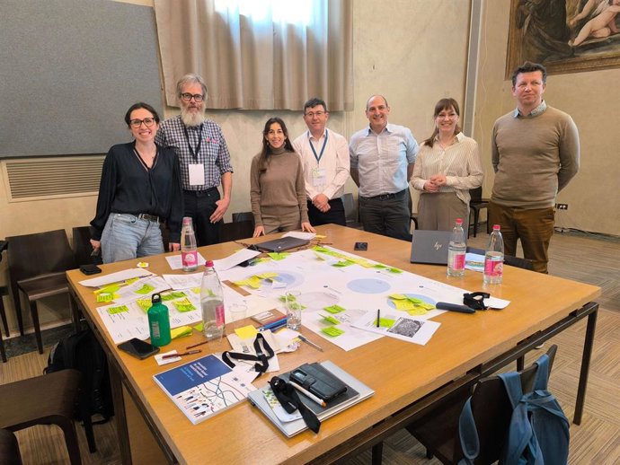 Reunión del grupo de trabajo el pasado martes en Florencia.