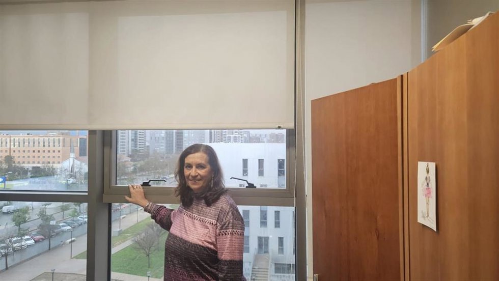 Susana Gisbert en su despacho de la Fiscalía
