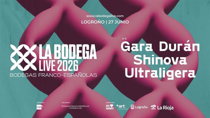 El próximo 27 de junio, Bodegas Franco-Españolas será el escenario de 'La Bodega Live'