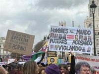 Arranca en Madrid la marcha del Movimiento Feminista por el 8M contra la prostitución, el burka y la explotación