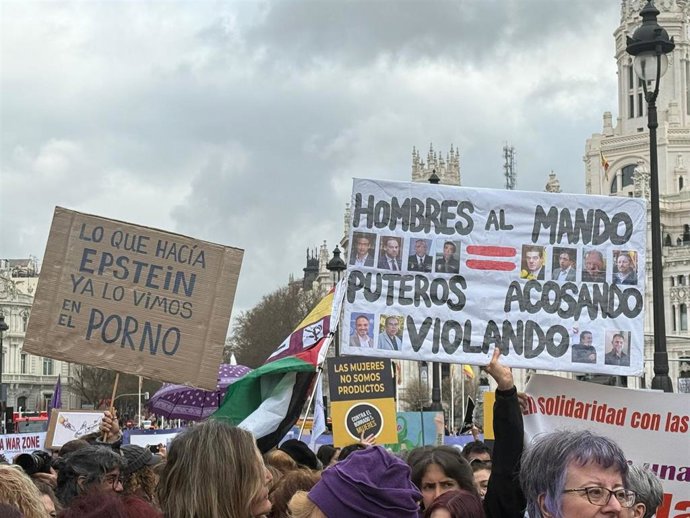 Manifestación del Movimiento Feminista de Madrid por el 8M