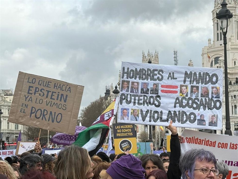Manifestación del Movimiento Feminista de Madrid por el 8M