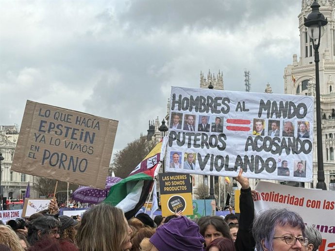 Manifestación del Movimiento Feminista de Madrid por el 8M
