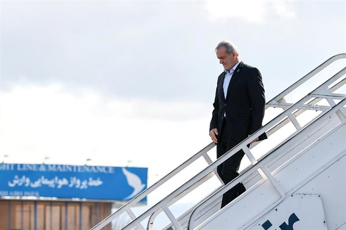 El presidente de Irán, Masud Pezeshkian 