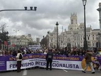 Movimiento Feminista dice "No a la guerra" en Madrid este 8M y avisa que los conflictos afectan más a las mujeres
