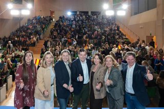 El candidato del PP, Alfonso Fernández Mañueco, en Burgos