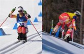 Foto: Milán-Cortina: Higinio Rivero finaliza 23º en biatlón y Emilio Redondo cae en cuartos de snowboard cross