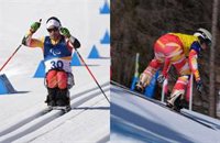 Milán-Cortina: Higinio Rivero finaliza 23º en biatlón y Emilio Redondo cae en cuartos de snowboard cross