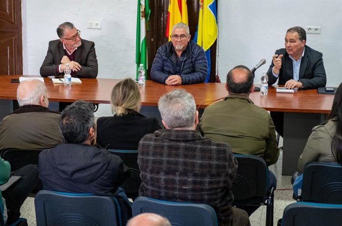 El vicepresidente primero de la Diputación, José Manuel Zamora, en la presentación del Programa Extraordinario de Recuperación y Acompañamiento 'Tu Diputación Actúa'.