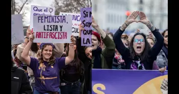 El feminismo dividido en Madrid comparte el 'No a la guerra' pero sigue lejos de cifras históricas del 8M