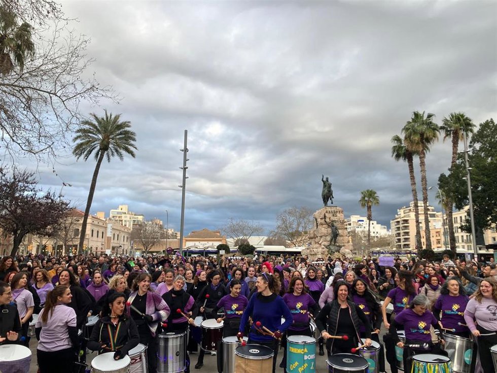 La Coordinadora Transfeminista toma las calles de Palma para oponerse a los "reaccionarios" y los discursos de odio