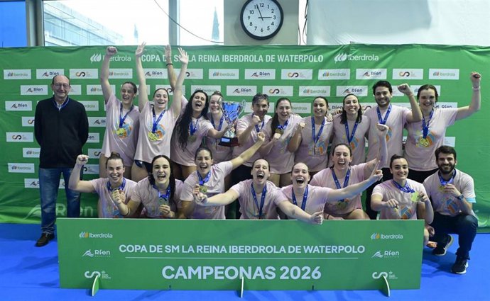El CN Sant Andreu, campeón de la Copa de la Reina Iberdrola por tercer año seguido
