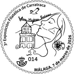 Sello conmemorativo de Carratraca (Málaga).