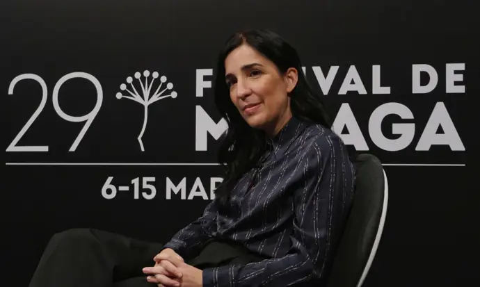 Alauda Ruiz de Azúa, directora de la película 'Los domingos', en el Festival de Málaga.