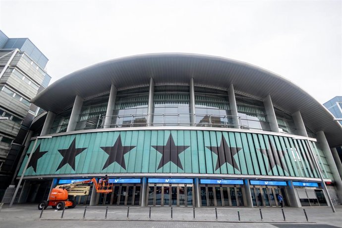 Archivo - Fachada del Movistar Arena, a 8 de enero de 2025, en Madrid (España). 