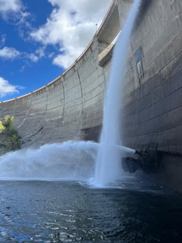 Imagen de un embalse de la cuenca del Duero.