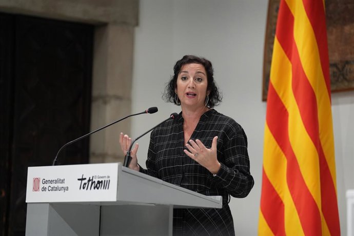 La consellera d'Economia i Finances de la Generalitat, Alícia Romero