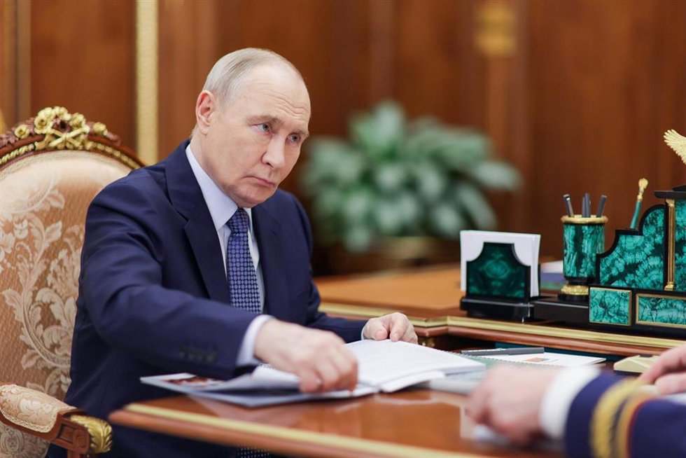 El presidente ruso, Vladimir Putin, durante un acto en Moscú.