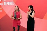 Foto: Ayuso felicita a Audrey Pascual tras ganar el oro en el supergigante de los Juegos Paralímpicos: "Estamos contigo"