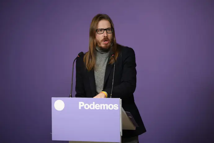 Rueda de prensa de Pablo Fernández en Podemos