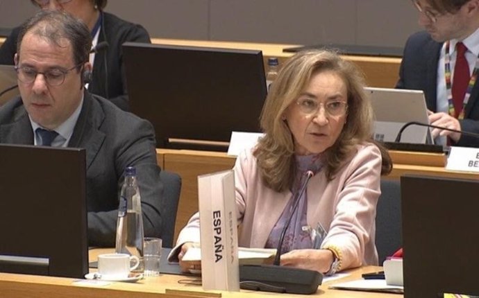 La consejera de Salud y Políticas Sociales ha participado en el Consejo de la UE de Empleo y Política Social para defender la posición común autonómica impulsada por La Rioja sobre bienestar infantil