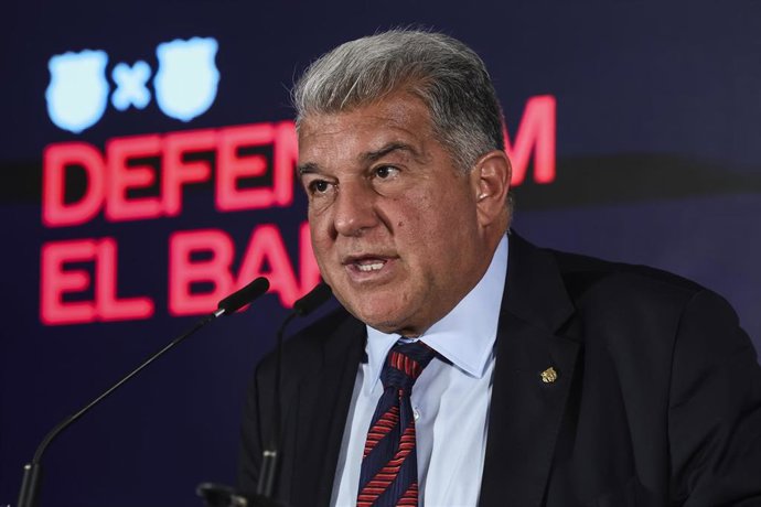 Joan Laporta en un acto electoral