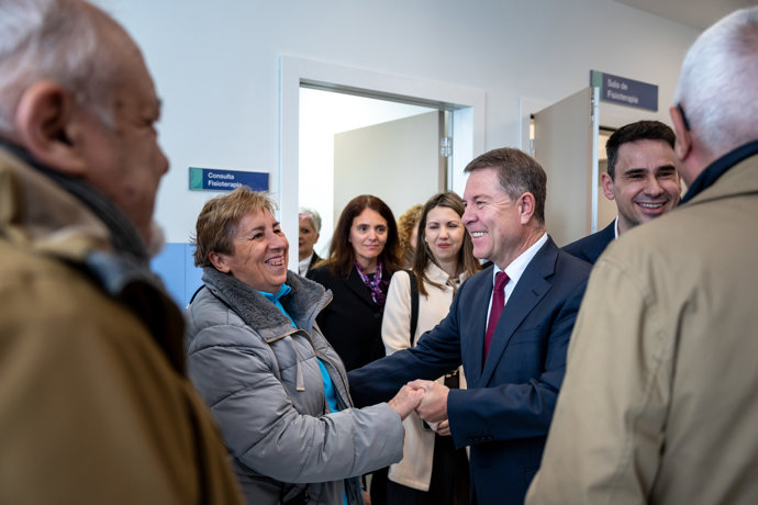 l presidente regional, Emiliano García-Page, inaugura el nuevo centro de salud de Cabanillas del Campo.