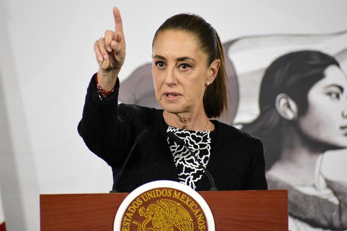 Mexicoâ€S President Claudia Sheinbaum Holds Security Report Conference