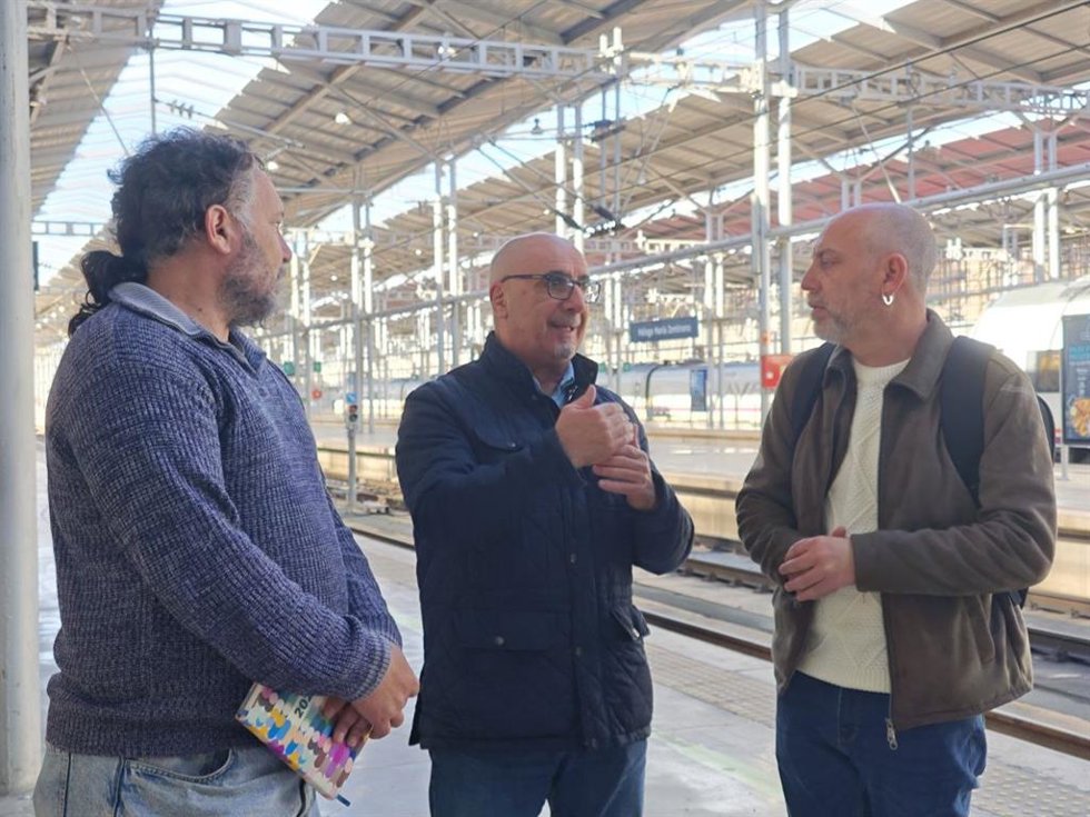 Por Andalucía alerta del deterioro del sector ferroviario en Málaga y reclama un modelo público que garantice estabilidad