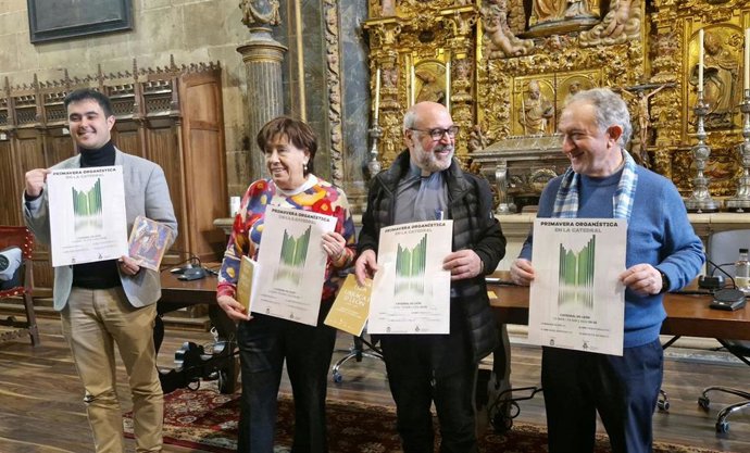 Presentación del Ciclo de Órgano de Primavera de la Catedral de León, en la seo lonesa.