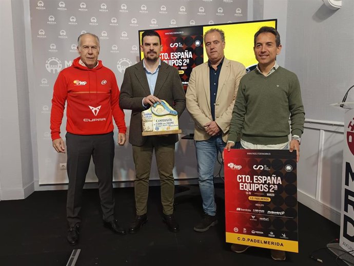 Presentación del Circuito de España de Pádel por Equipos de 2ª Categoría Absoluto