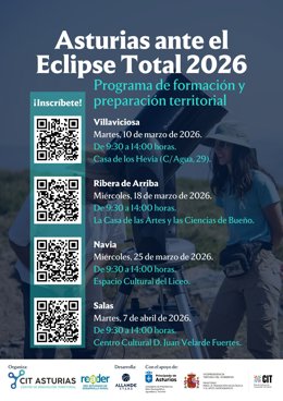 Asturias prepara a concejos rurales y empresas turísticas ante el Eclipse Solar Total de 2026