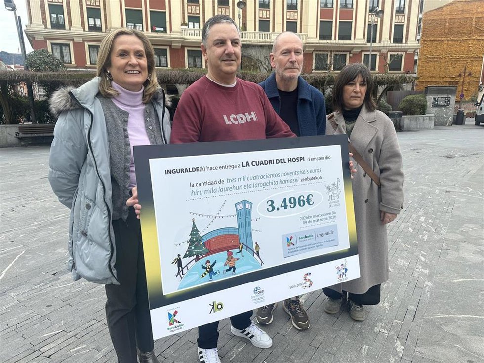 Entrega del cheque