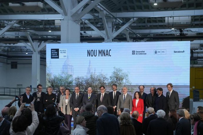 Archivo - Presentación del proyecto arquitectónico de la ampliación del MNAC