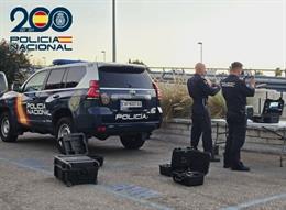 Policía Nacional con drones