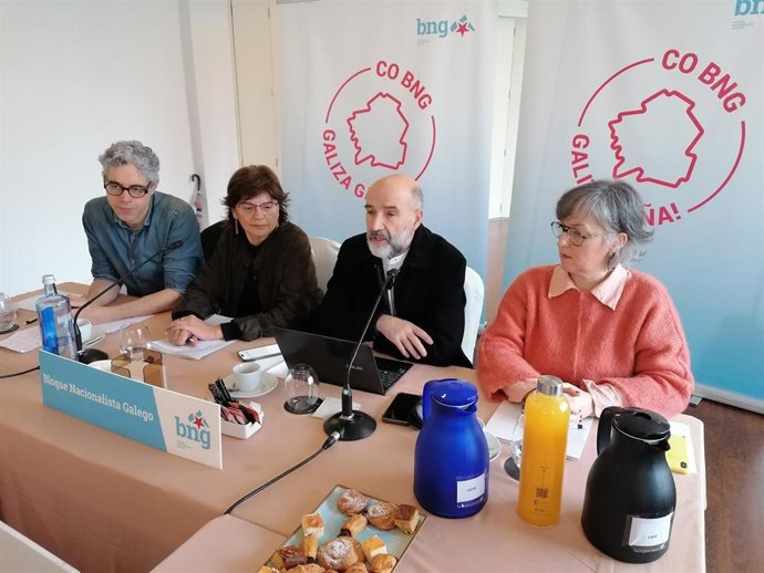 Rueda de prensa del BNG.