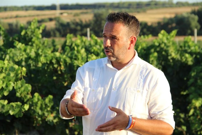 El portavoz de Vox en la Diputación, Miguel Ángel Sánchez Cuéllar.