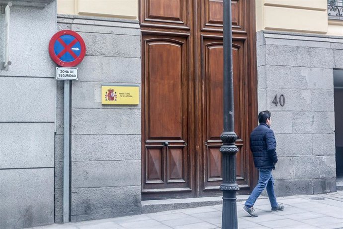 Archivo - Ministerio de Cultura, en imagen de archivo