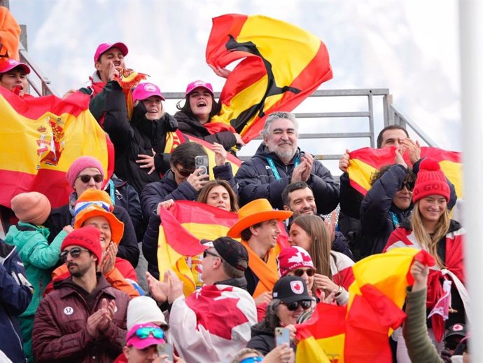 El presidente del Consejo Superior de Deportes (CSD), José Manuel Rodríguez Uribes, en los Juegos Paralímpicos de Invierno de Milán-Cortina d'Ampezzo 2026.
