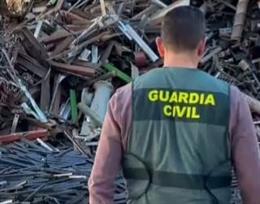 Cableado recuperado en la operación Kupari