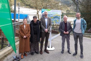 Presentación del inicio de la licitación de la redacción del proyecto del bidegorri Maltzaga-Soraluze