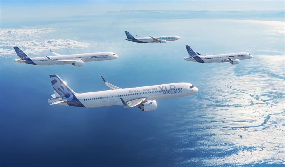 Archivo - Aviones Airbus A321XLR de Airbus.