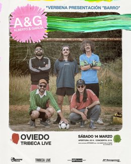 Alberto & García presentan en Oviedo su nuevo disco "Barro" con una verbena en Tribeca Live.