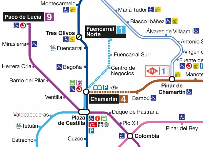 Proyecto de ampliación de la Línea 1 de Metro a Madrid Nuevo Norte