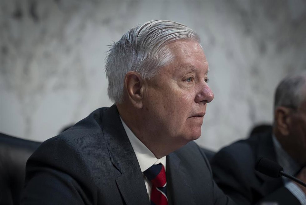 Archivo - El senador republicano Lindsey Graham (archivo)