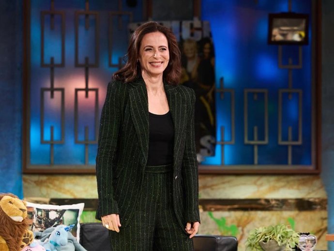 Aitana Sánchez-Gijón en 'La Revuelta' presentando 'La Malquerida'