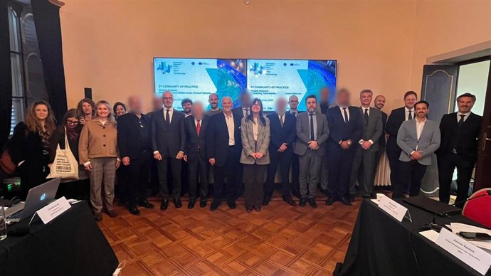 Participantes en la segunda Comunidad de Prácticas del proyecto europeo 'Phygital-OC', centrada en la cooperación internacional contra el crimen organizado